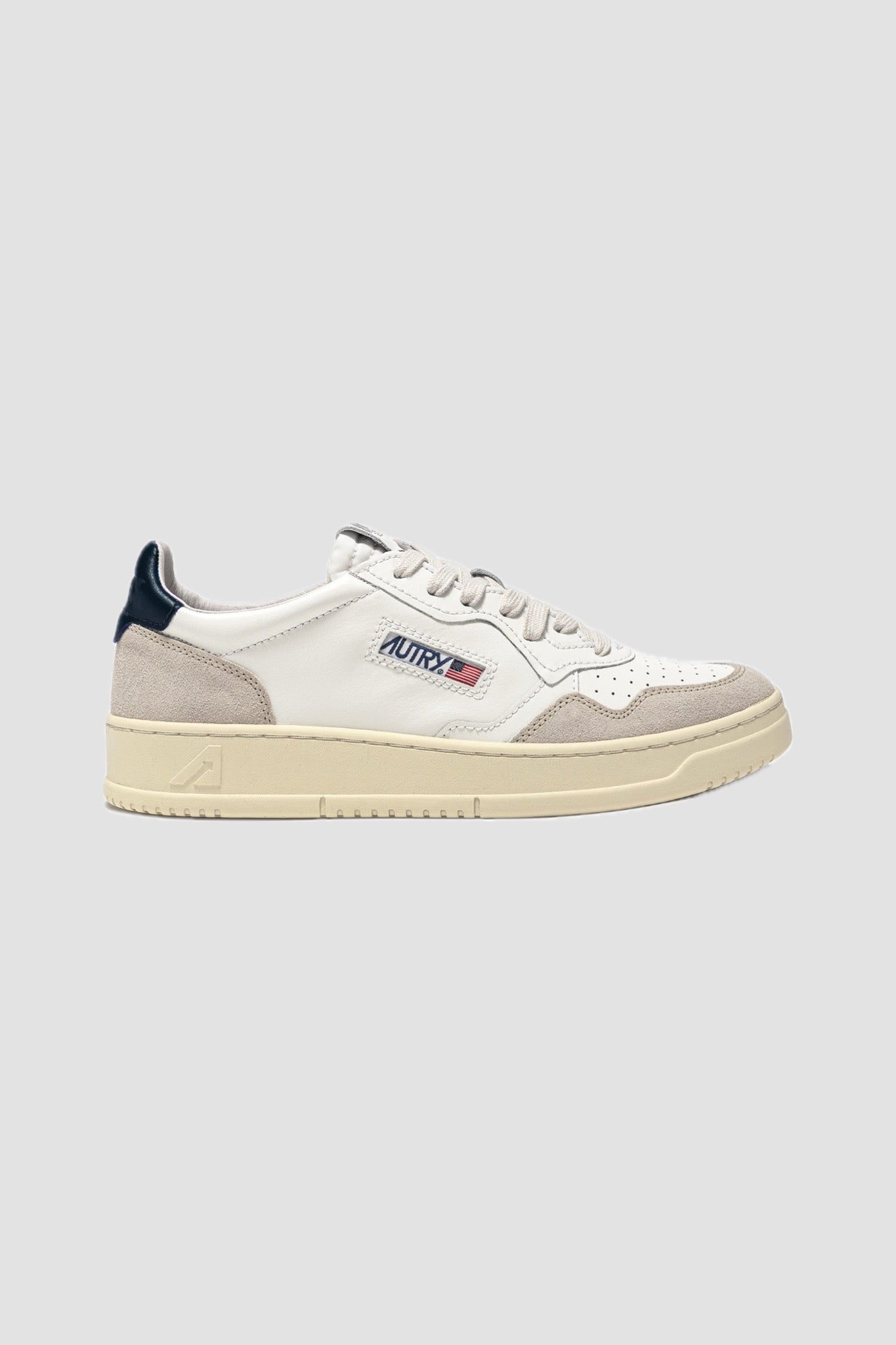 MEDALIST LOW LEATHER/SUEDE White/Blue