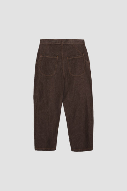 TWISTED SEAM TROUSER brown