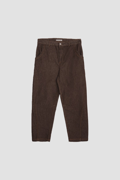 TWISTED SEAM TROUSER brown