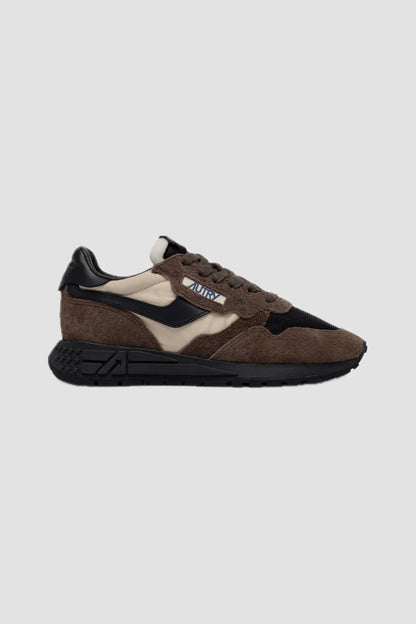 REELWIND LOW SUEDE/NYLON Dark bark pebble