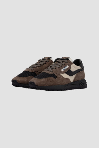 REELWIND LOW SUEDE/NYLON Dark bark pebble