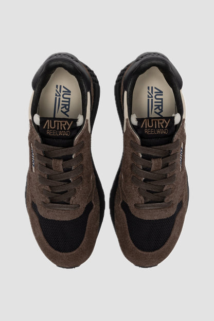REELWIND LOW SUEDE/NYLON Dark bark pebble