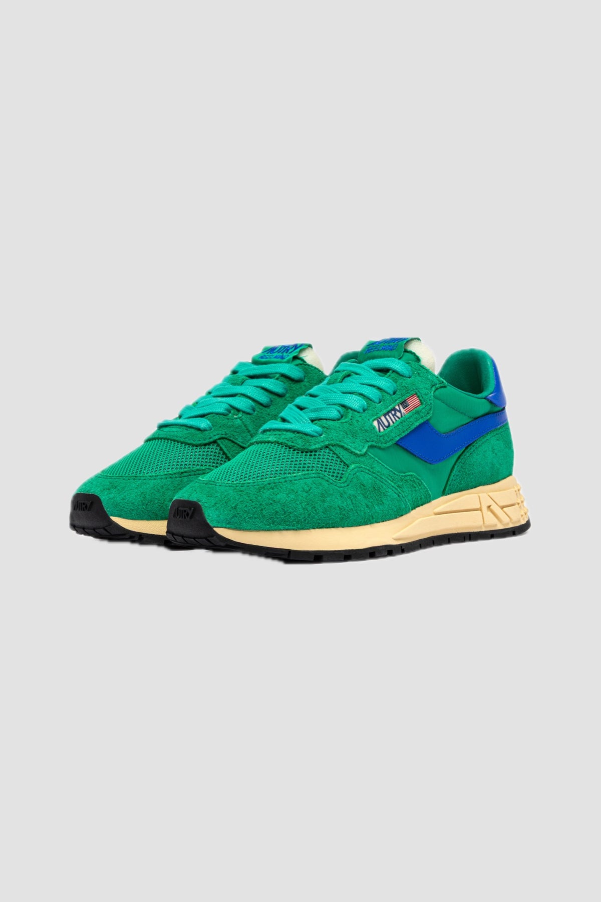 REELWIND LOW SUEDE/NET emerald/dizzle blue