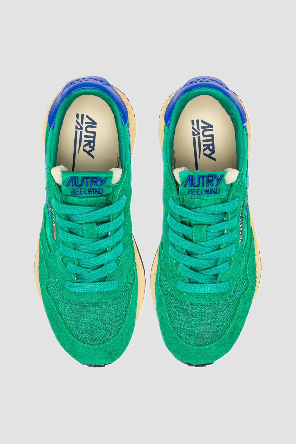 REELWIND LOW SUEDE/NET emerald/dizzle blue