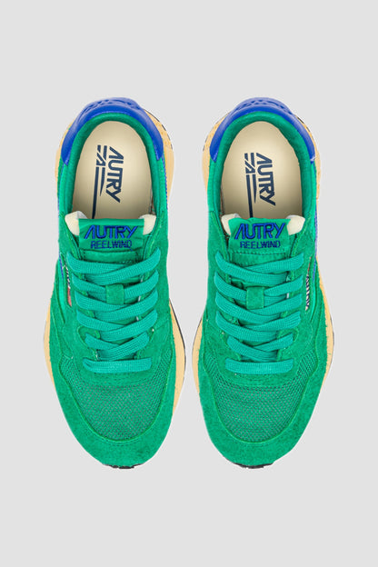REELWIND LOW SUEDE/NET emerald/dizzle blue