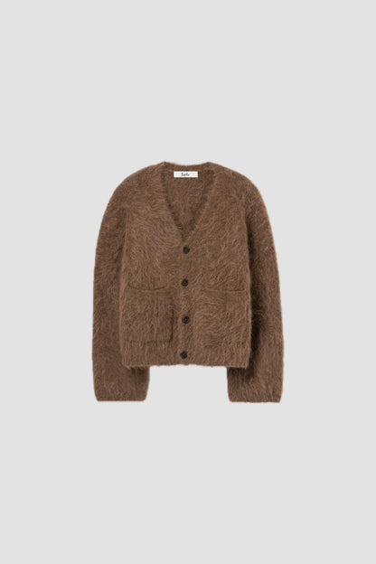 LEE CARDIGAN taupe alpaca