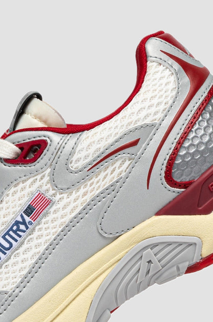 HYPERWAY LOW MESH/MIRROR Silver/White/Red