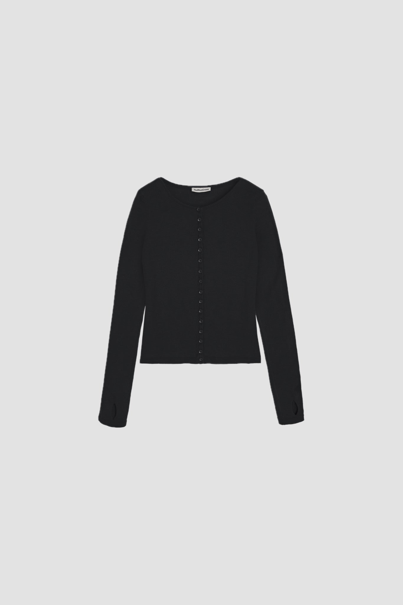 NATALIE CARDIGAN black