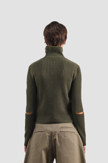 PEEKA KNIT dark green