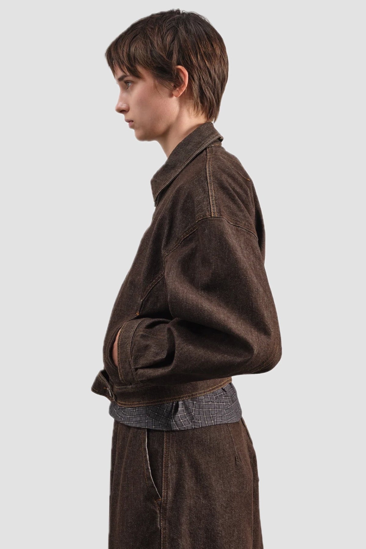 SPENCER JACKET brown