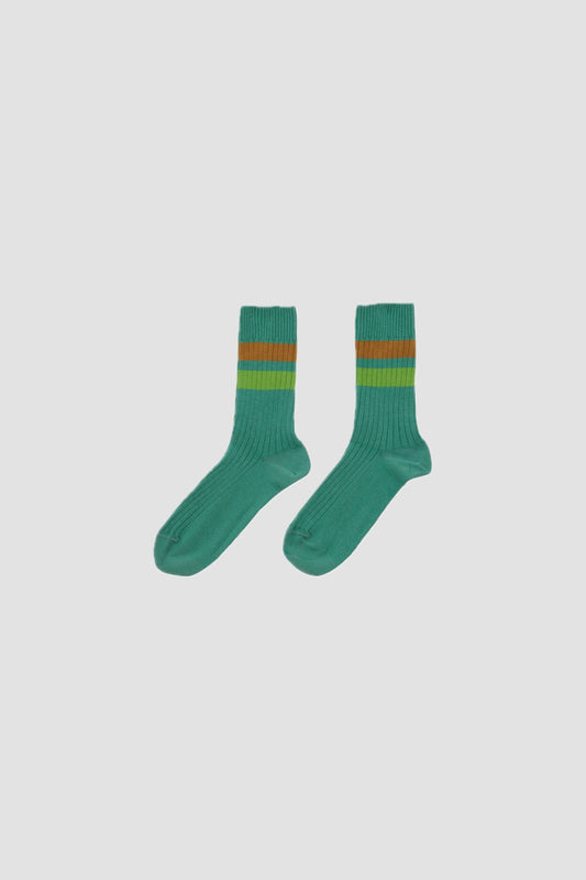 RACE OVERANKLE SOCKS orbit green