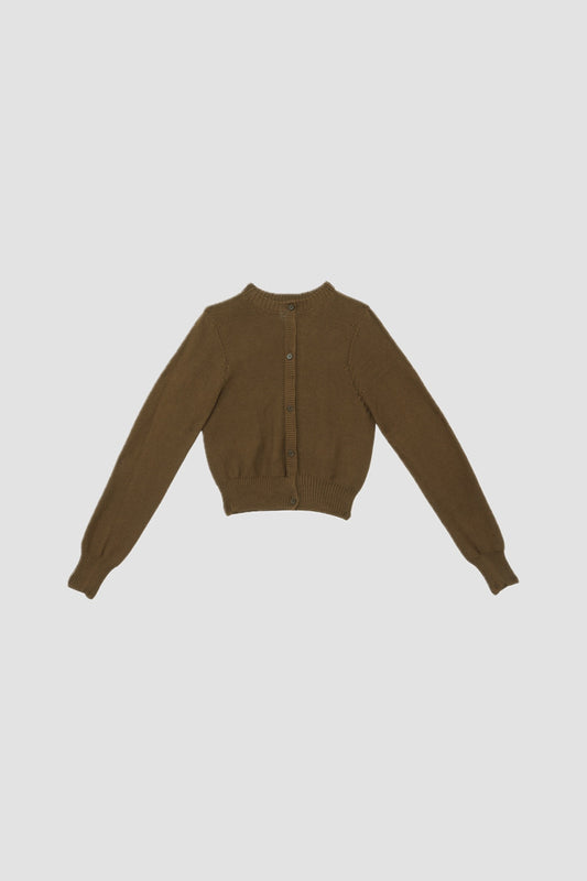 TIER CARDIGAN Nocciola Brown