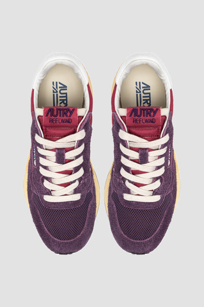 REELWIND LOW SUEDE NET Amarone/ Plum