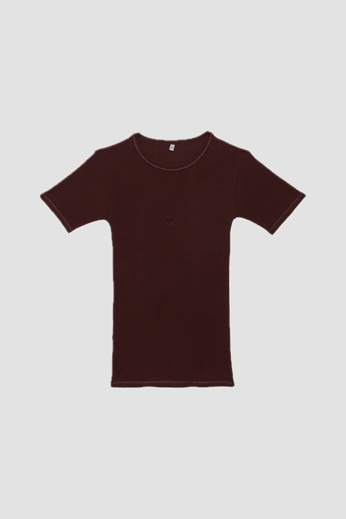 HEART TEE SHIRT Nara Red