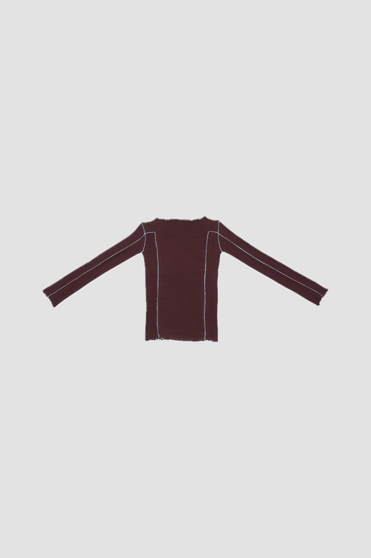 OMATO LONG SLEEVE TEE nara red