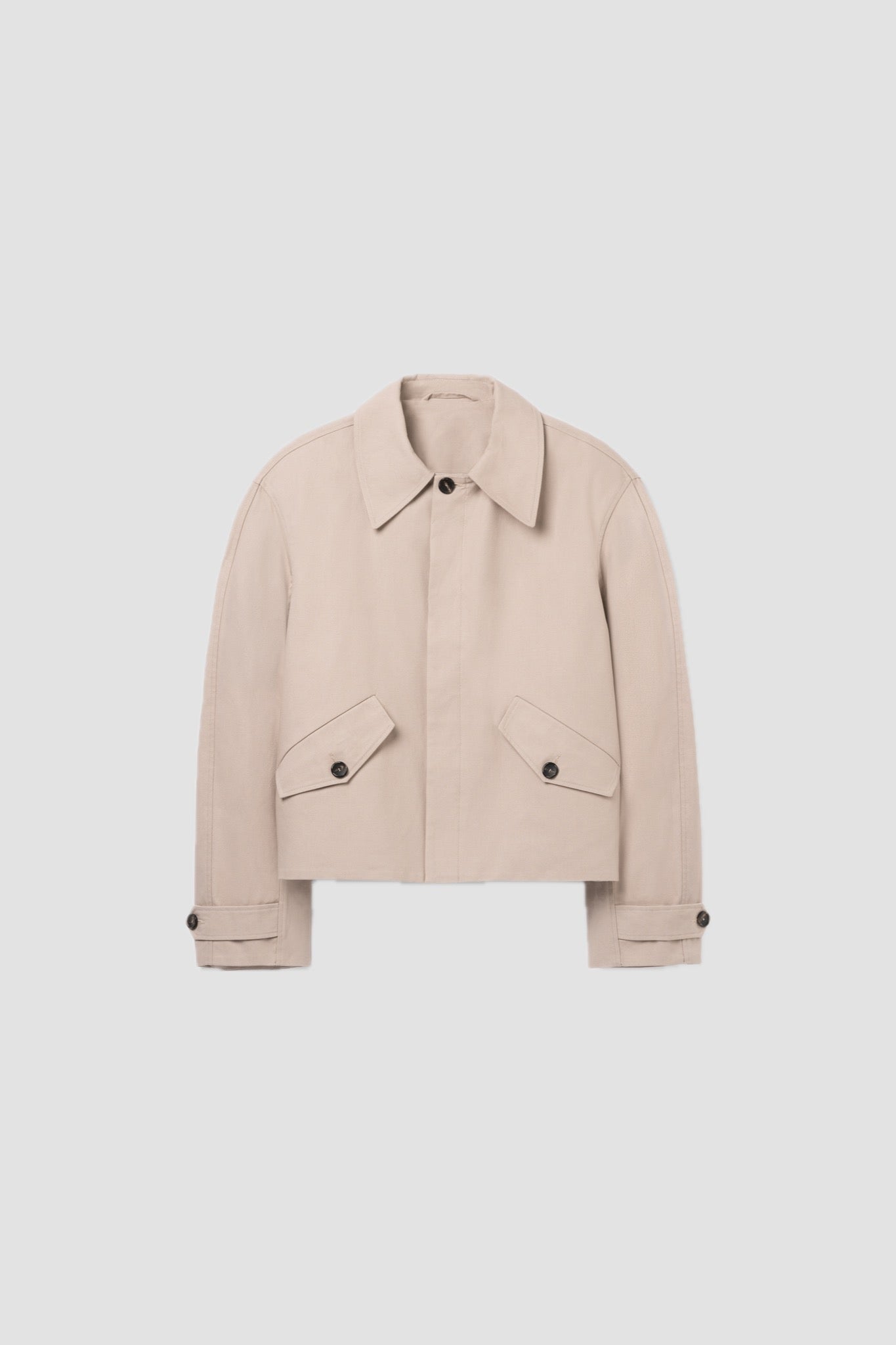 COSME AUSTERE BEIGE COTTON JACKET