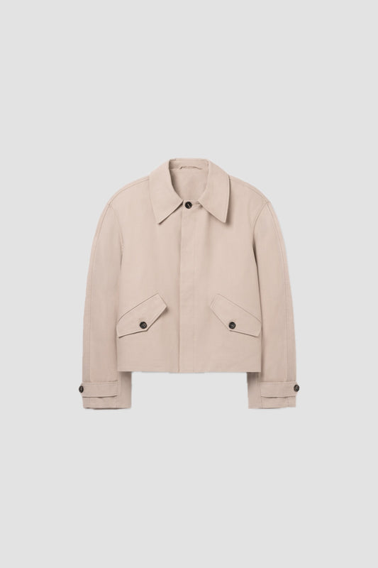 COSME AUSTERE BEIGE COTTON JACKET
