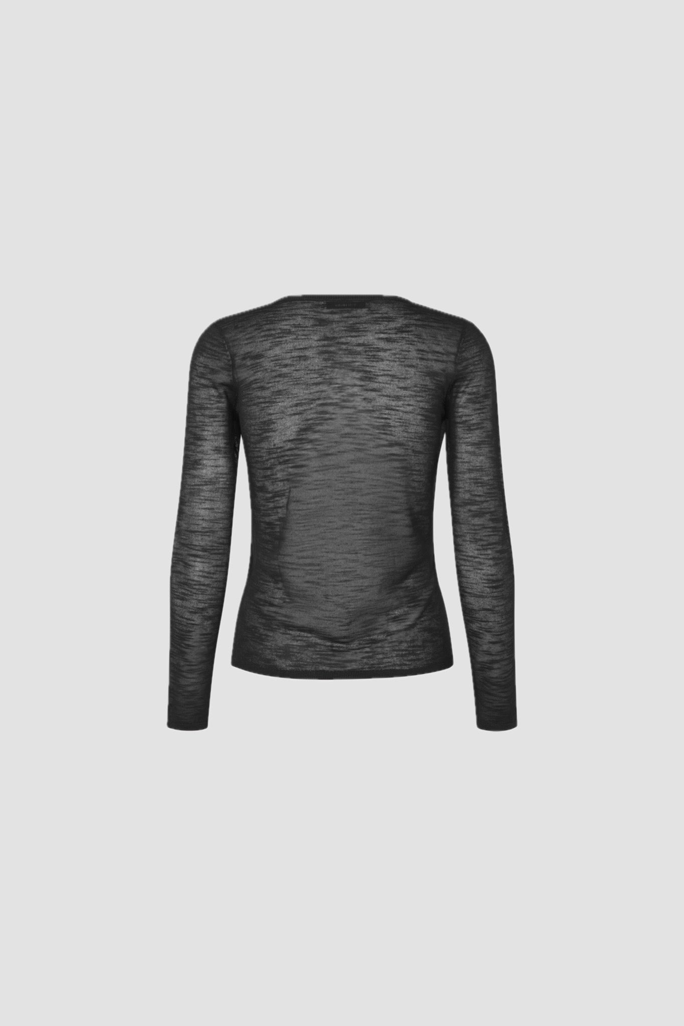 DRAMA KNIT BLOUSE black