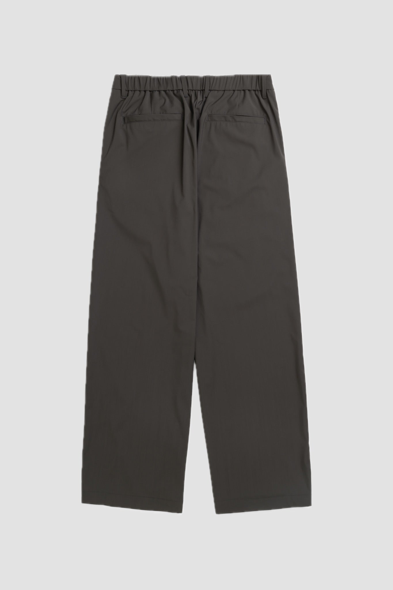 HESTUR RELAXED ALPINIX 37.5 WOOL TROUSERS Charcoal Gray
