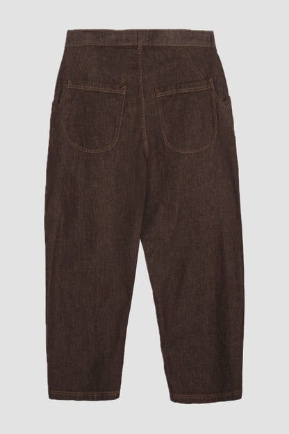 TWISTED SEAM TROUSER brown