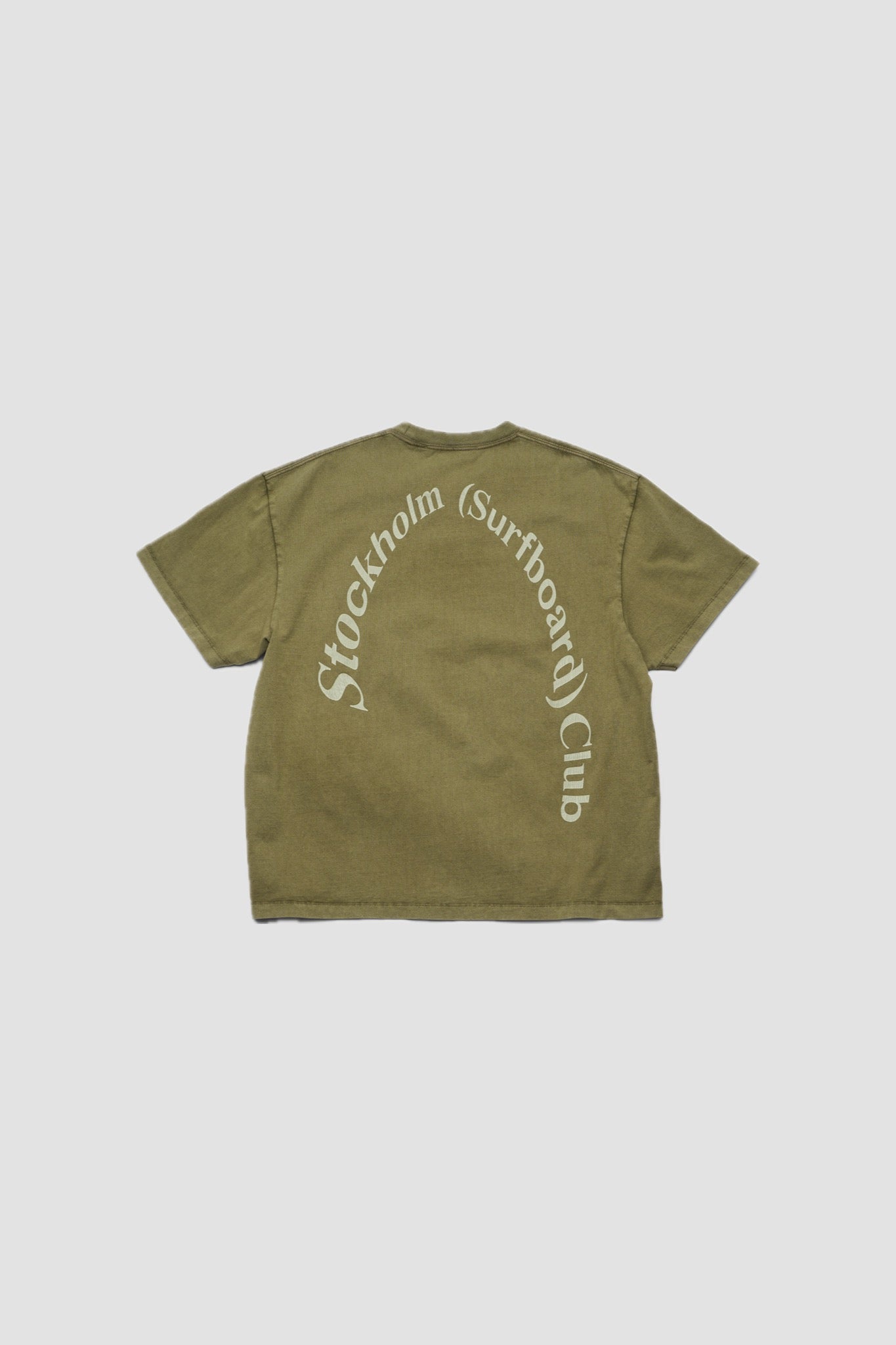 BOX TEE BACK LOGO Military Green