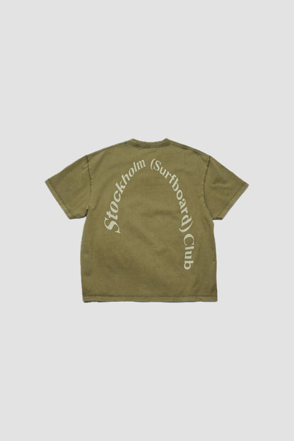 BOX TEE BACK LOGO Military Green