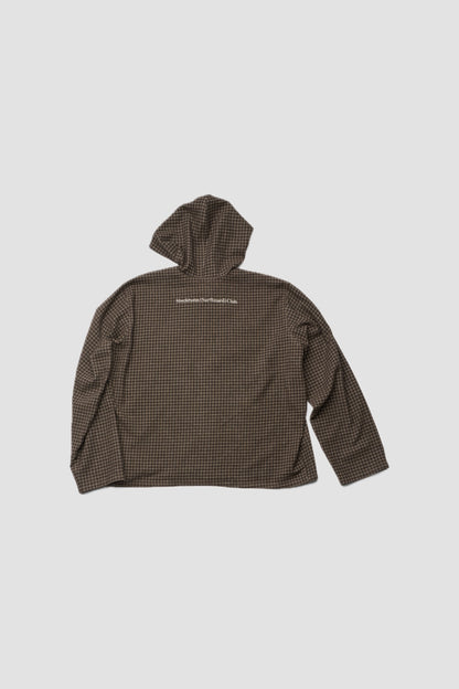 MERLE HOODED OVERSHIRT Check