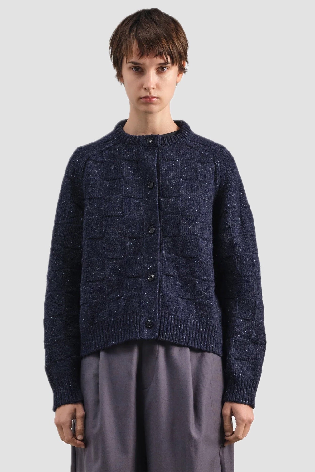 ATOMIC CARDIGAN navy