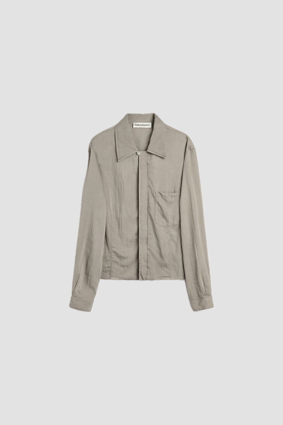 SIFT ZIP SHIRT warm gravel warmth viscose