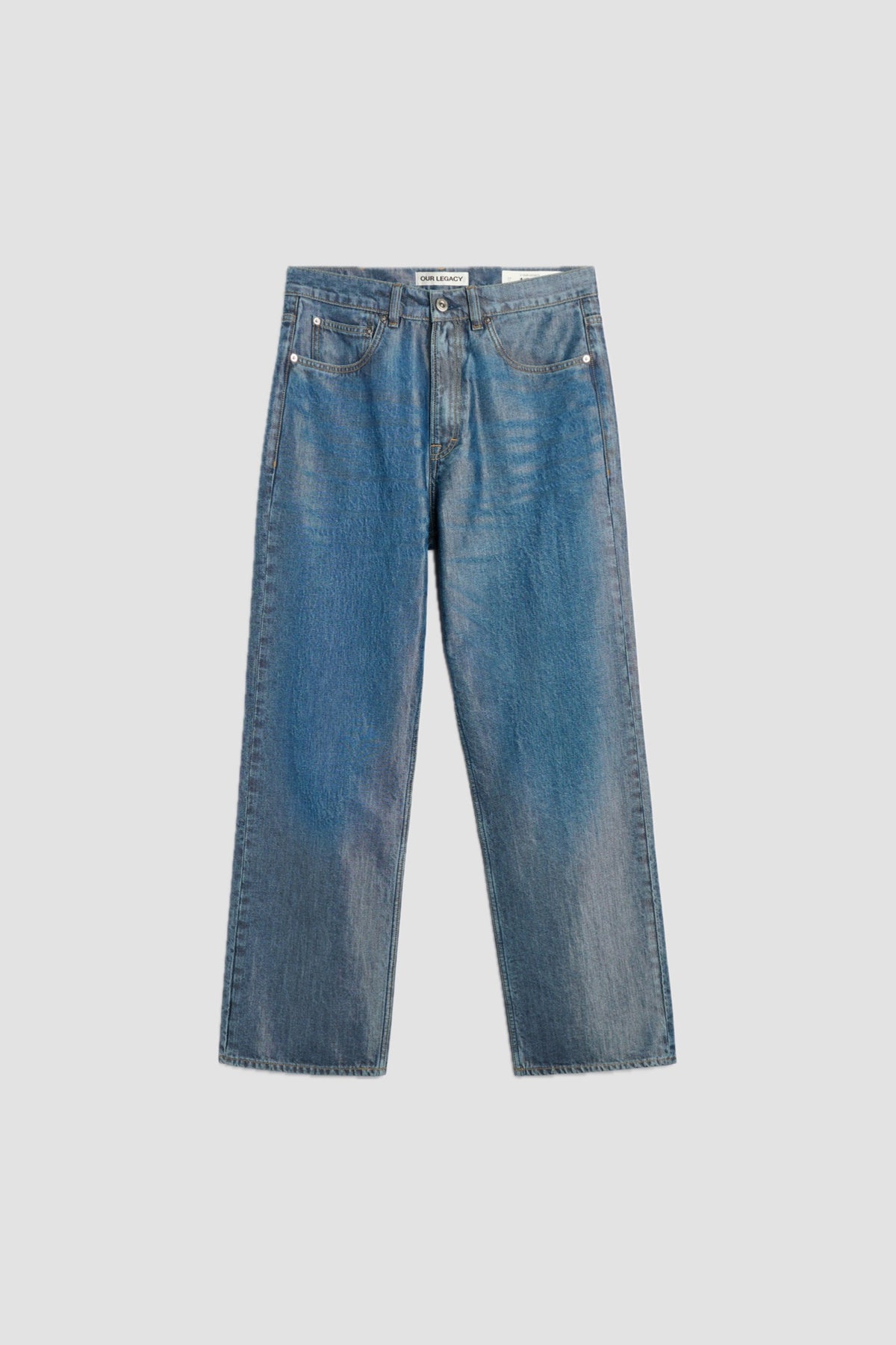 THIRD CUT electric blue wash