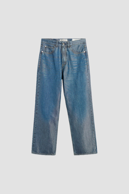 THIRD CUT electric blue wash