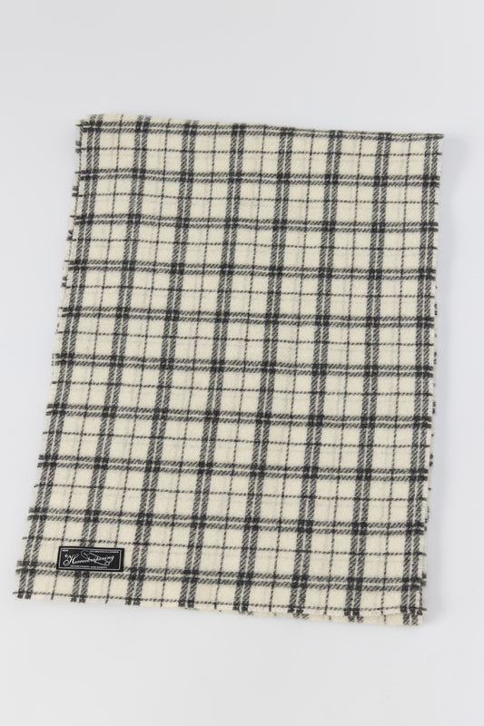 FACADE SCARF off white check