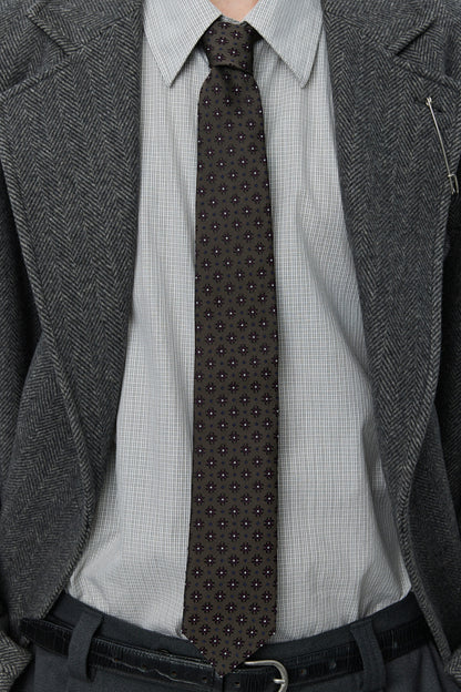 BANQUET TIE Floral Jacquard