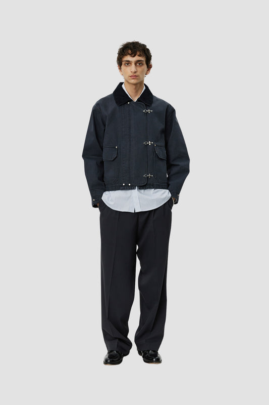 CLASP JACKET Washed Black