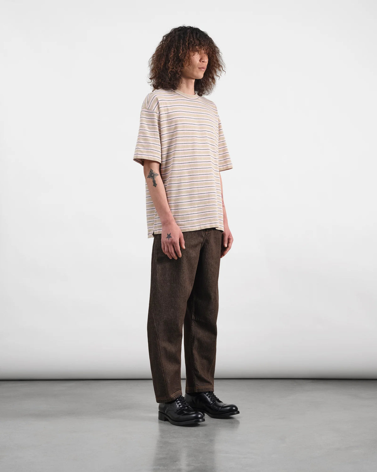 TWISTED SEAM TROUSER brown