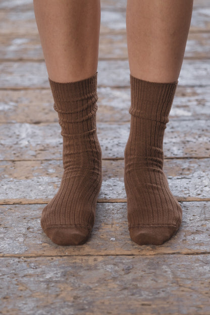 Rib overankle socks ocular