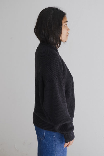 MEA SWEATER Black Mel