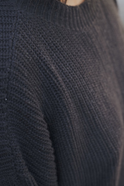 MEA SWEATER Black Mel