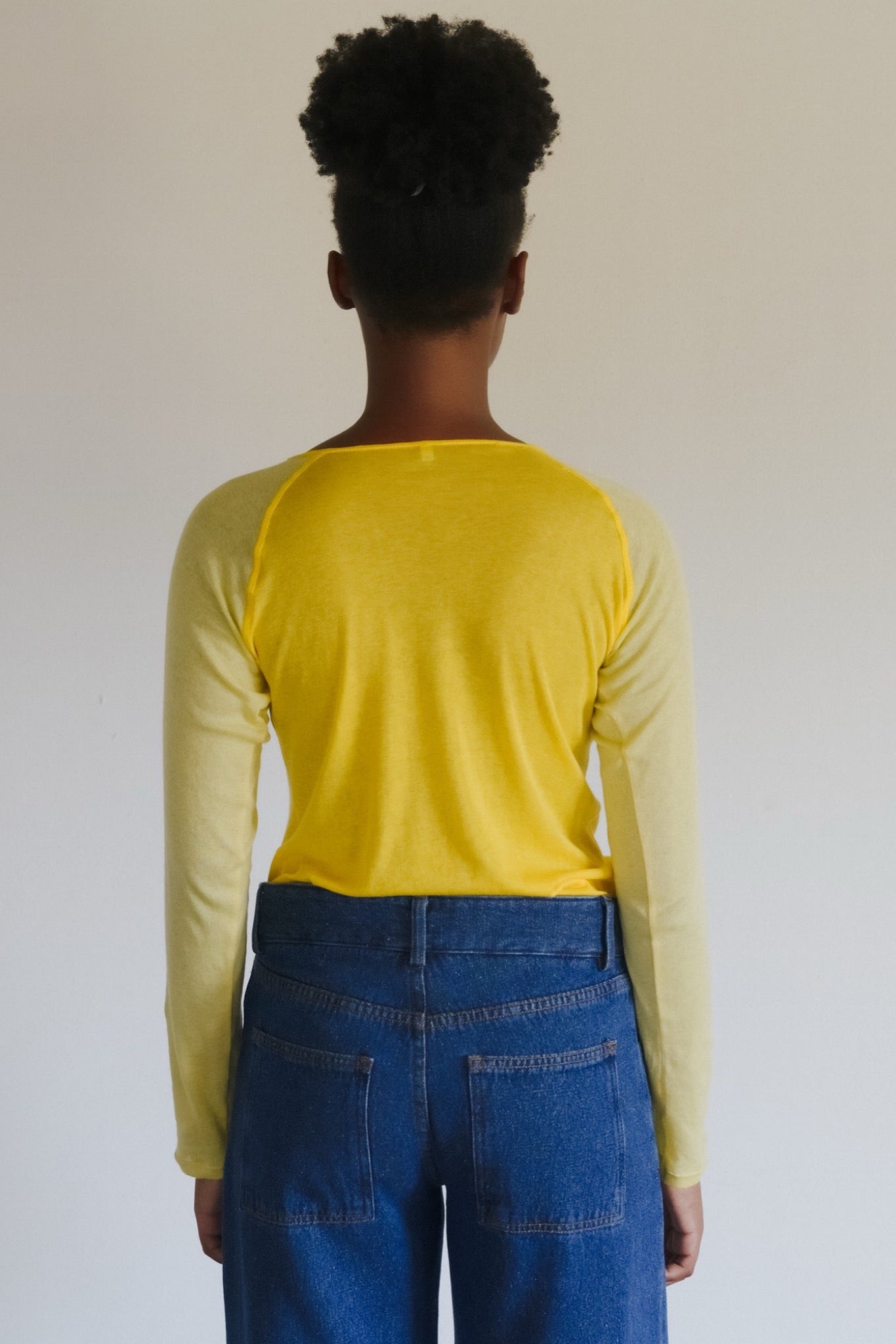 GENE LONG SLEEVE TEE Yellow