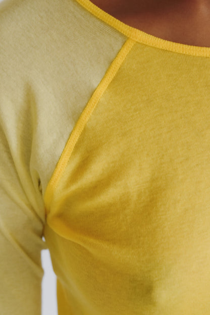 GENE LONG SLEEVE TEE Yellow