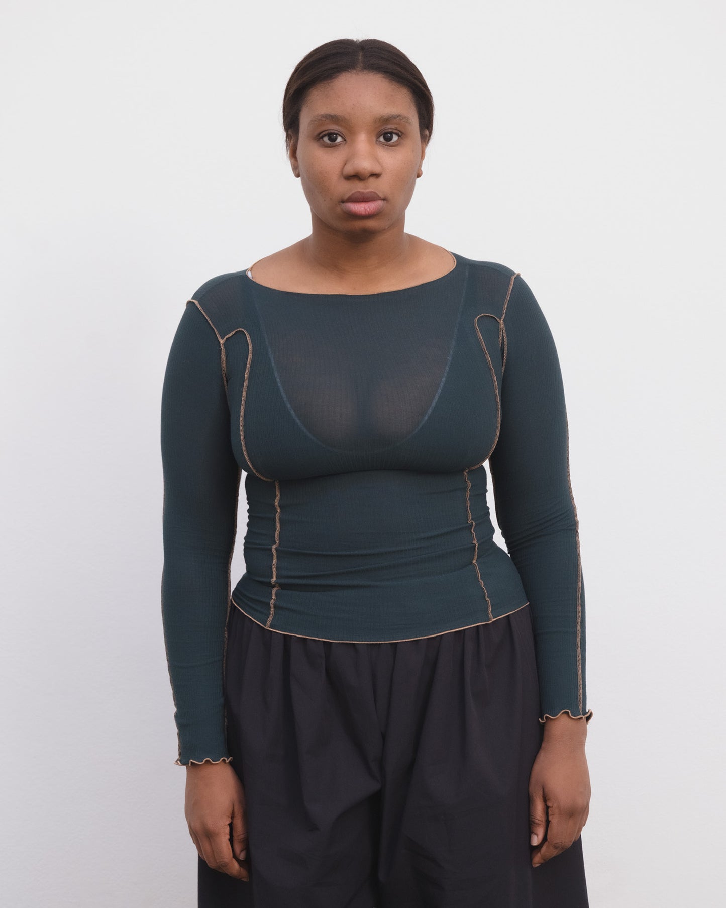 OMATO LONG SLEEVE TEE HIRSU Green