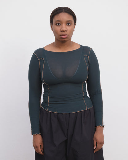 OMATO LONG SLEEVE TEE HIRSU Green