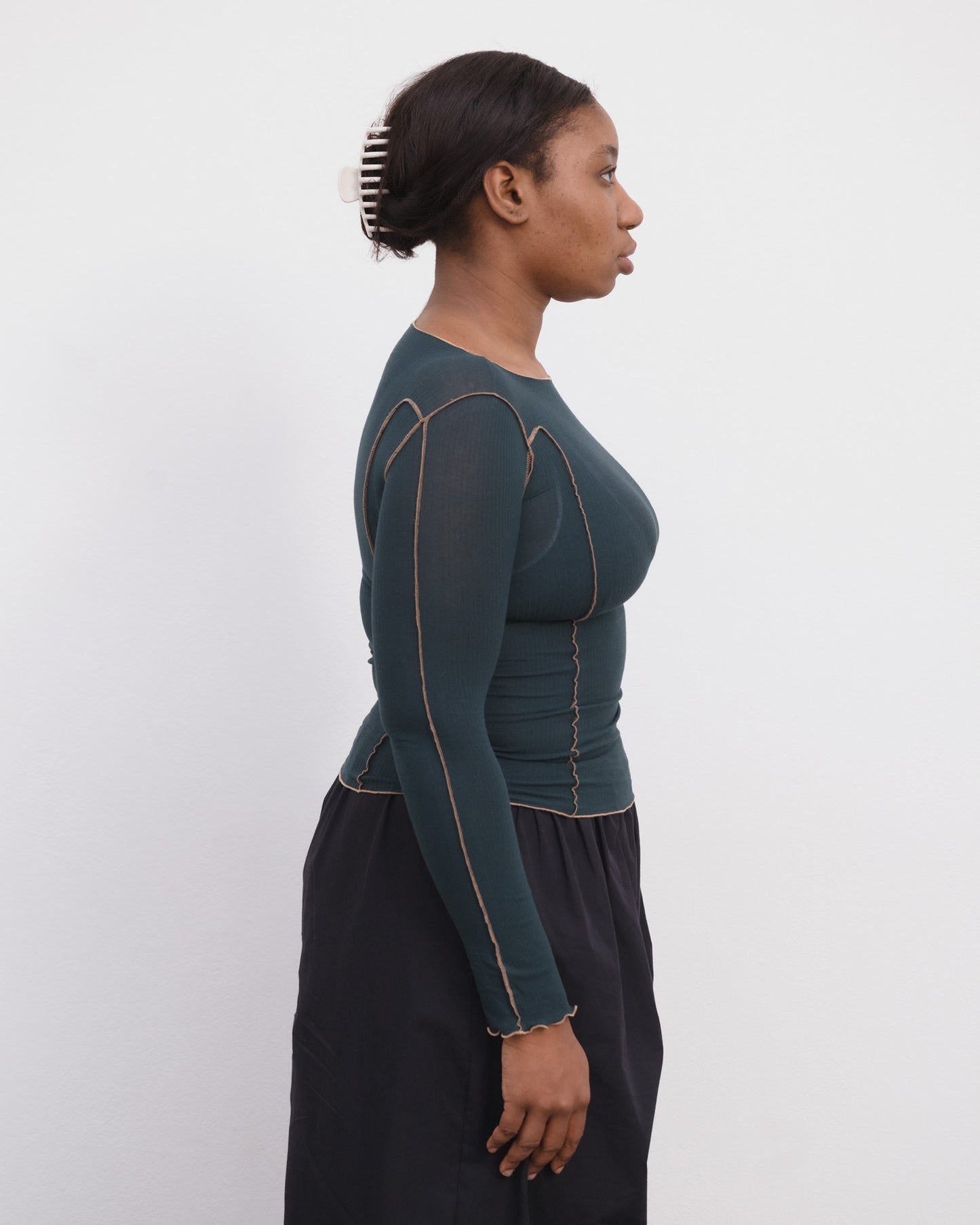 OMATO LONG SLEEVE TEE HIRSU Green