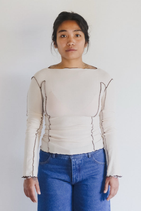 VEIN LONG SLEEVE TEE Iguacu Lime