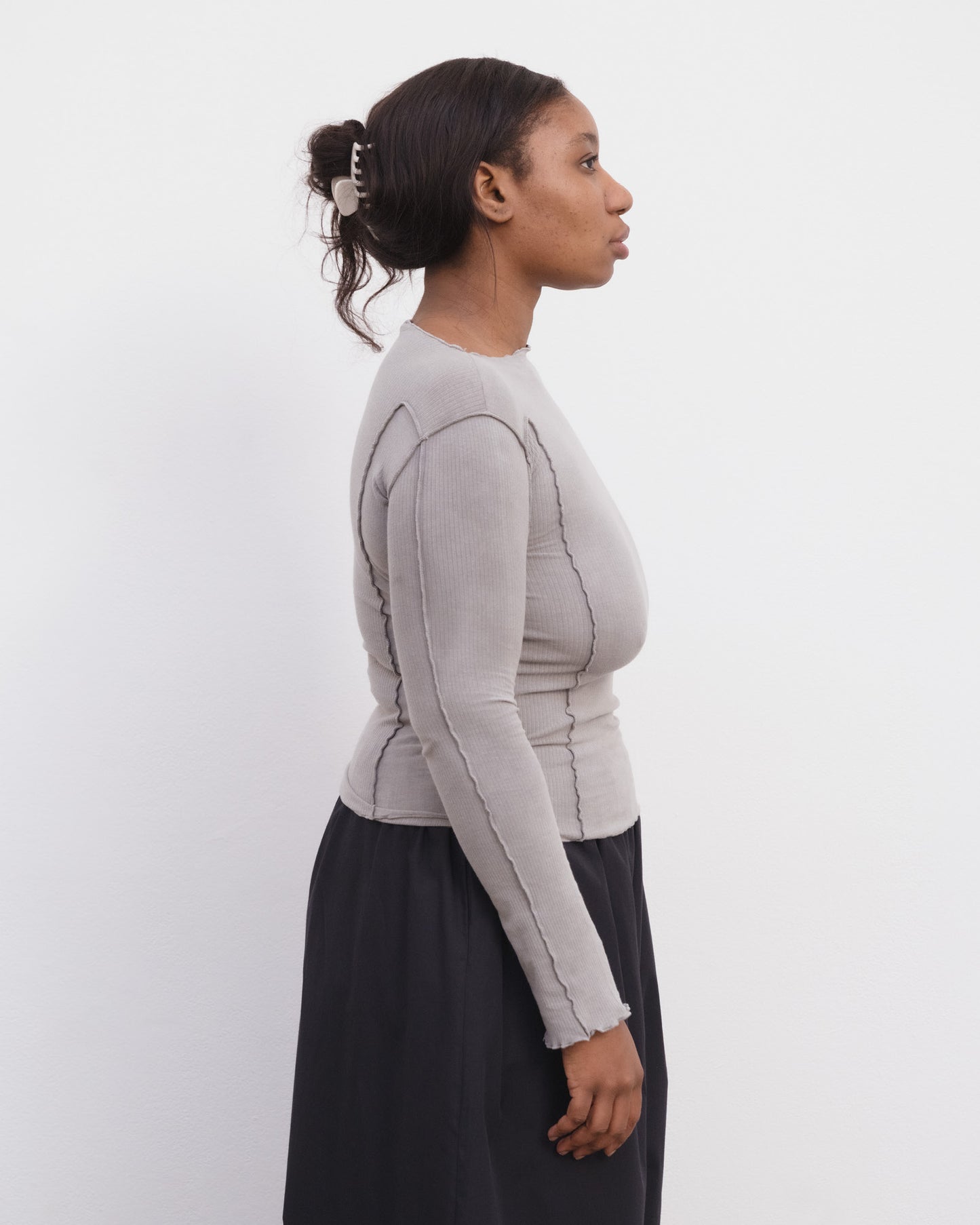 OMATO LONG SLEEVE TEE Elie Grey