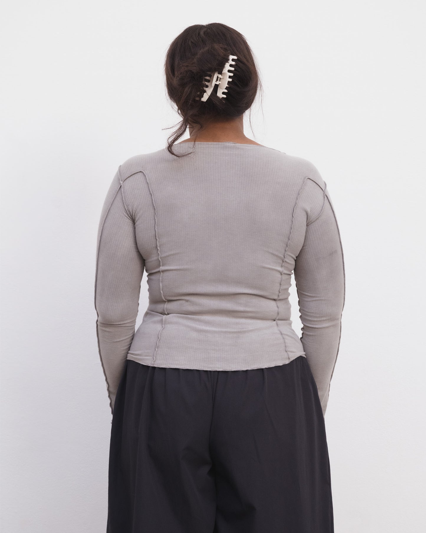 OMATO LONG SLEEVE TEE Elie Grey
