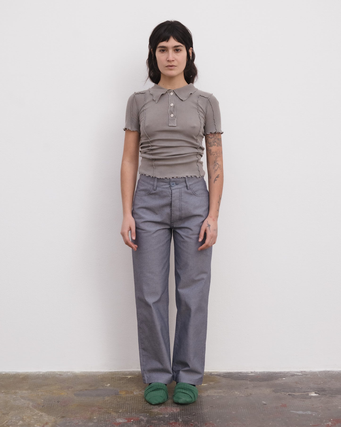 OMATO POLO T-SHIRT Elie Grey