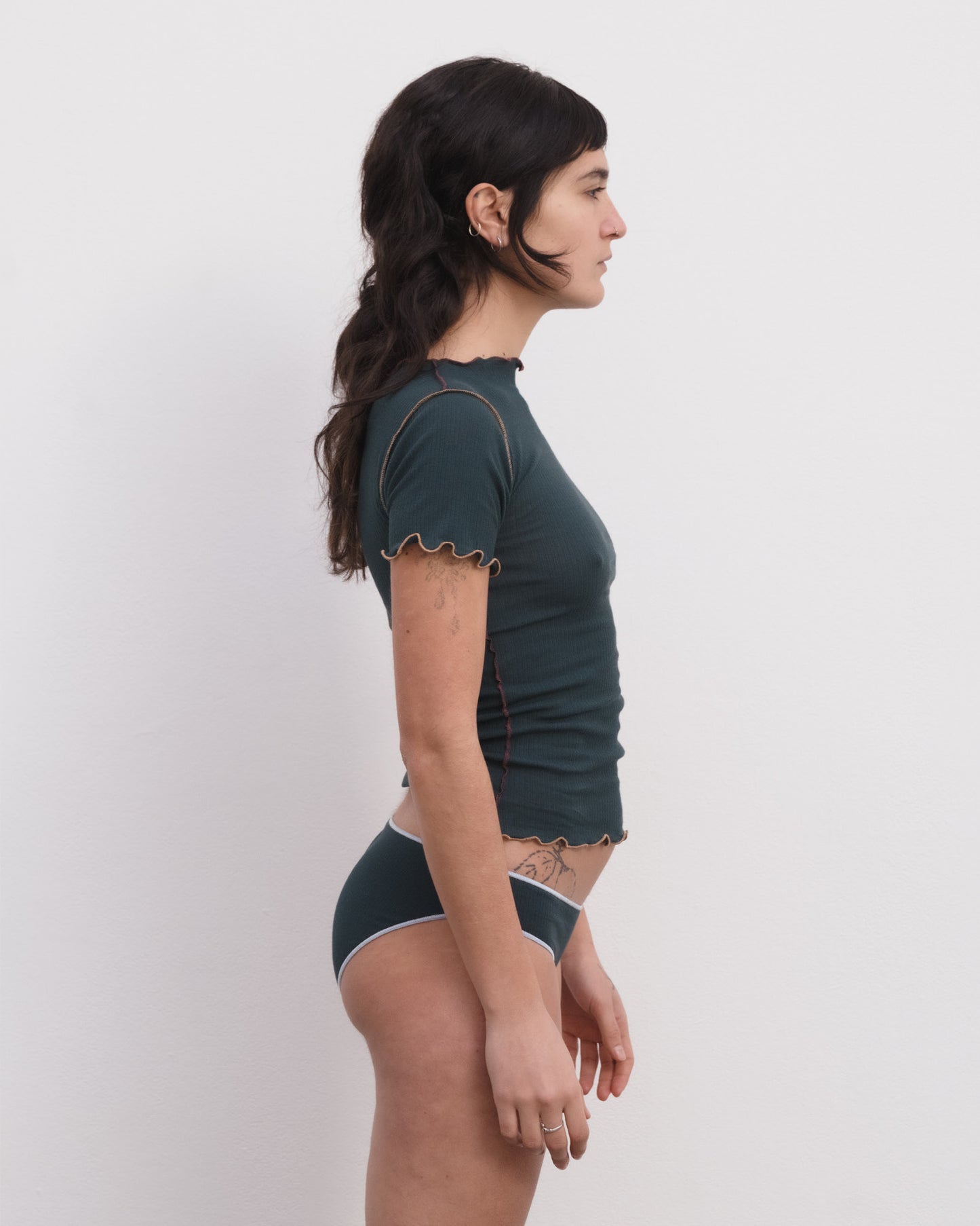 VEIN T-SHIRT HIRSU Green