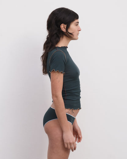 VEIN T-SHIRT HIRSU Green