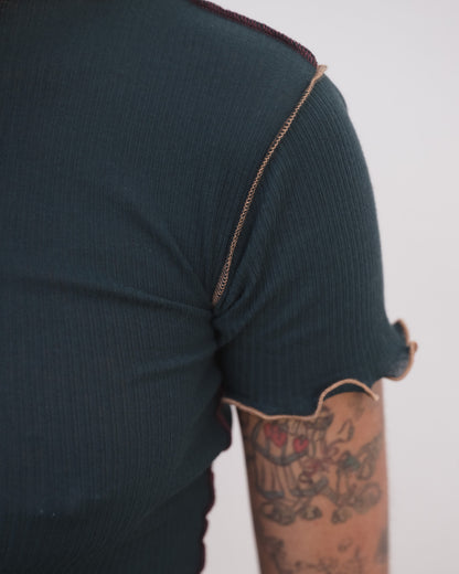 VEIN T-SHIRT HIRSU Green